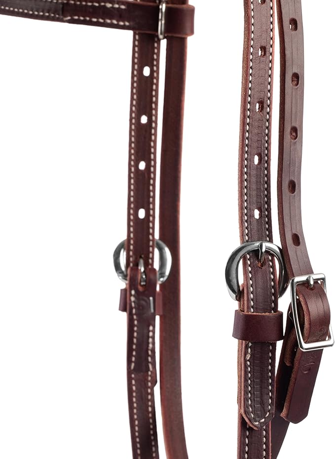 Weaver Leather Latigo Leather Browband Headstall