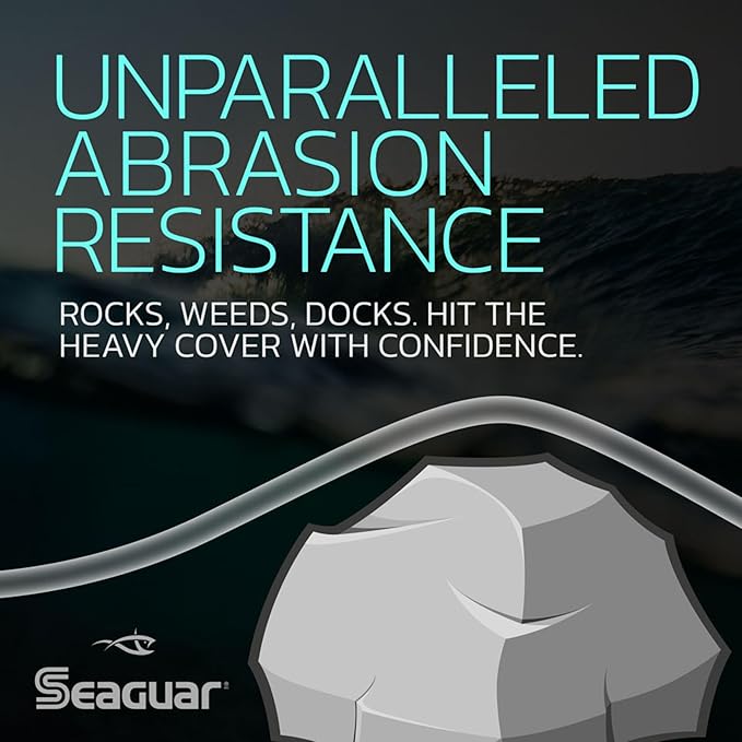Seaguar レッドラベル フロロカーボン 100% 釣り糸、クリア、複数のサイズ、パワーベイトとヘビーデューティーな用途向け、淡水