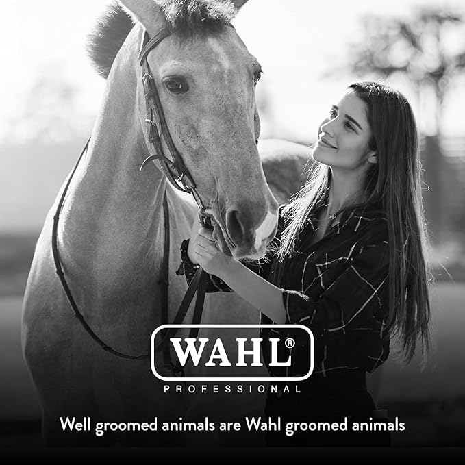 WAHL Professional Animal Equine Grooming Horse Hoof Pick (#858710) - Horse Hoof Pick for Grooming - Ergonomic, Comfort Rubber Handle - Horse Cleaning Tool - Black