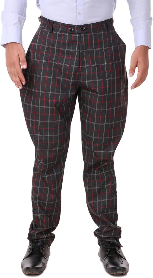 ThePirateDressing Steampunk Victorian Cosplay Costume Mens Archibald Jodhpur Pants Trousers