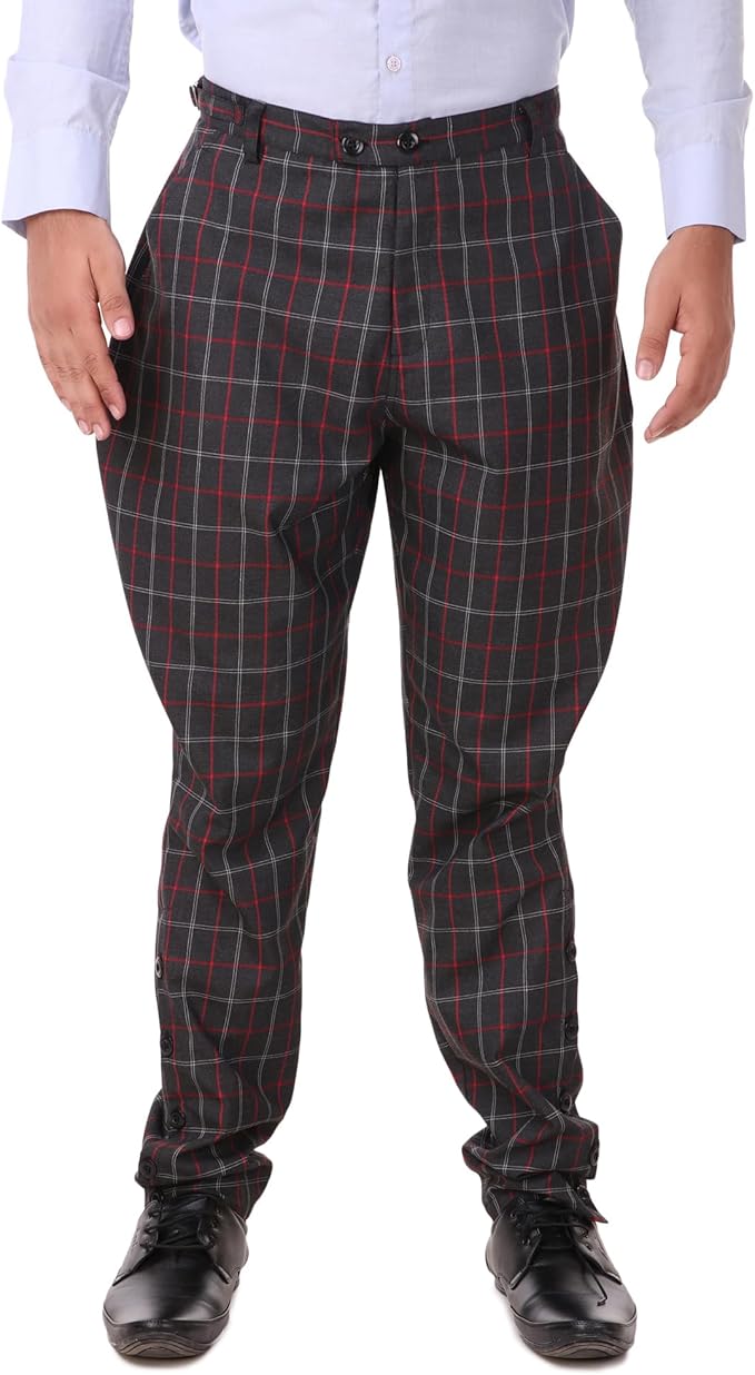 ThePirateDressing Steampunk Victorian Cosplay Costume Mens Archibald Jodhpur Pants Trousers
