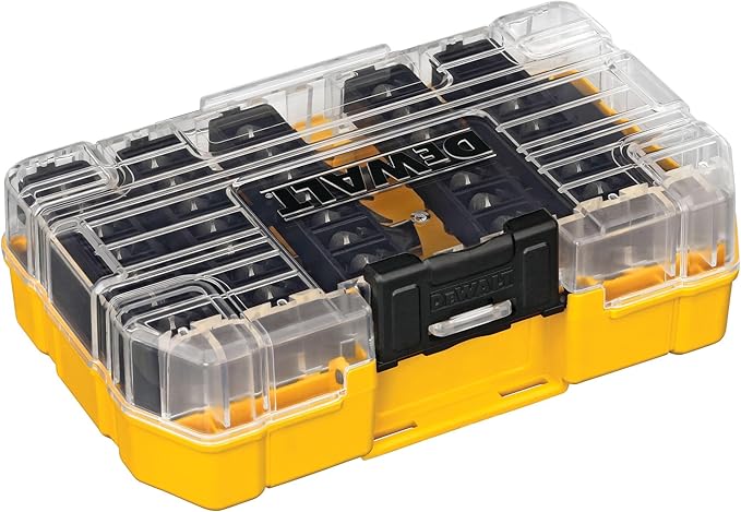 DEWALT Screwdriver Bit Set with Tough Case, 45-Piece (DW2166), Grey/Silver Screwdriving Set with Tough Case
