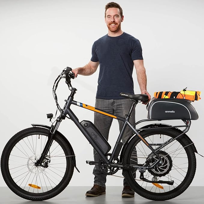 Bike Rack Bag Bicycle Bag Bike Trunk Bags Rear Rack Pack Carrier Pannier Storage Cargo Saddle Back Seat Luggage Pouch Mountain Road Fat Tire Commuter Electric Biking Travel Cycling Waterproof