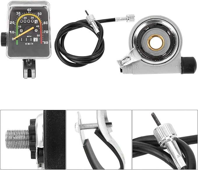 WNSC Multifunction Bike Speedometer, Mechanical Odometer, Bike Computer for Mountain Bike for Road Bike