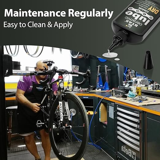 BTAS Dry Bike Chain Wax Lube 4 oz for Road,Mountain Bike,MTB & Bicycle Chain Lubricant Oil with Ceramic Nanoparticle and PTFE (Teflon)