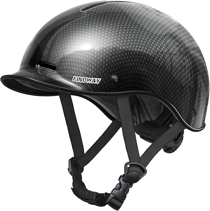 Findway 大人用自転車ヘルメット 調節可能 サイクリングヘルメット メンズ・レディース [安全性認定] 通勤、ロードバイク、スケート用 調節ダイヤル付き