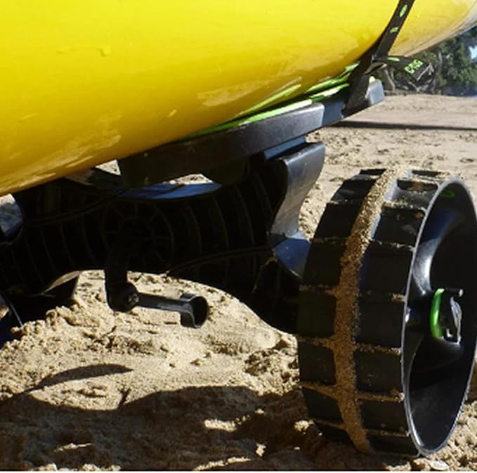 RAILBLAZA Genuine C-Tug Kayak Cart Dolly - Puncture-Free Wheels Canoe Cart Trailer with 260 lb Load Capacity - Portable & Foldable Heavy-Duty Boat Dolly & Kayak Accessories