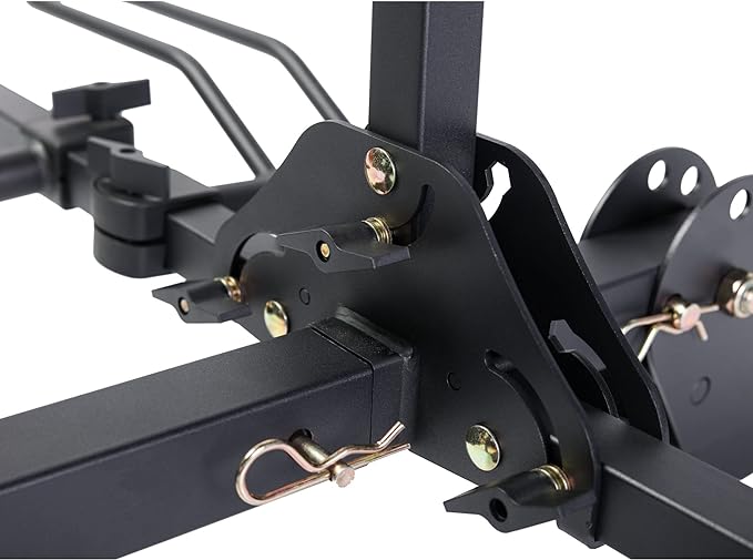 Young 4-Bike Rack Hitch Mount Platform Style Carrier for Cars Trucks SUVs Minivans with 2" Hitch Receiver, 4 Bikes X 40 lbs (160 lbs Total) Load Capacity for 2" Receiver