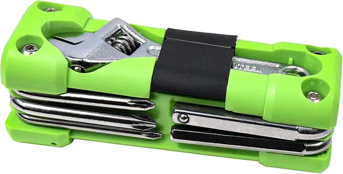 Bicycle multitools 16 in 1 bicycle tools kit set Multi Function Accessories Set Hex Spoke Wrench for Road Mountain Bikes Gree