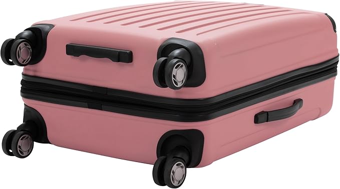 Kenneth Cole REACTION Renegade Luggage Expandable 8-Wheel Spinner Lightweight Hardside Suitcase, Peony, 28-Inch Checked