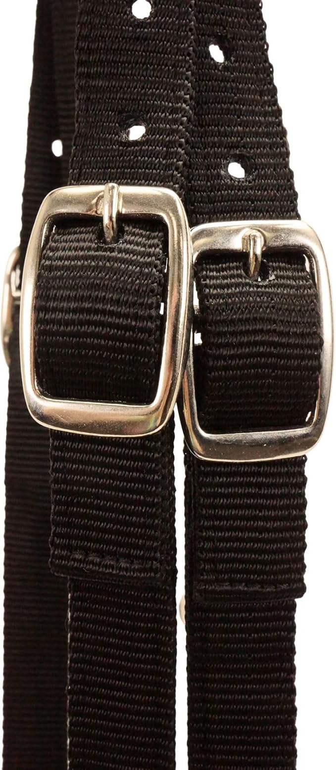 Tahoe Tack Plain Double Layer Nylon Headstall with Reins