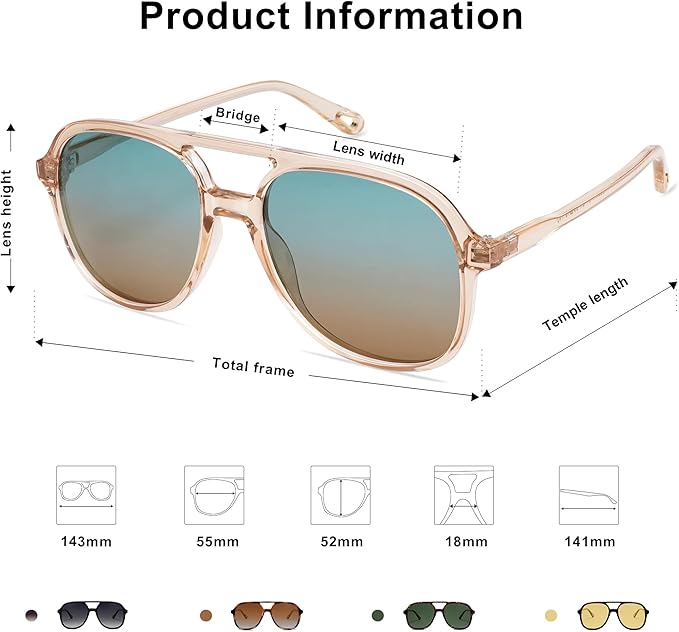 SOJOS Retro Polarized Aviator Sunglasses Womens Mens Classic 70s 80s Vintage Trendy Square Aviators SJ2174