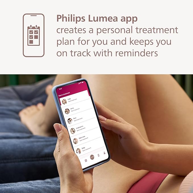 Philips Lumea 9000 Series IPL Hair Removal Device, Visible Permanent Laser Hair Reduction Done at Home, for Women & Men, SenseIQ Technology, 4 Attachments for Body, Face, Bikini & Underarms, BRI984/03