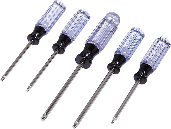 CRAFTSMAN Screwdriver Set, Torx, Acetate Handle, 5 Piece (CMHT65051)