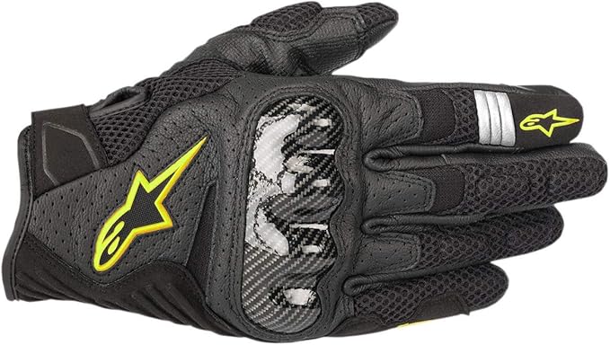 Alpinestars SMX 1 Air V2 Motorcycle Gloves Lightweight Ventilated Design Street Riding Comfort Enhanced Grip Protection