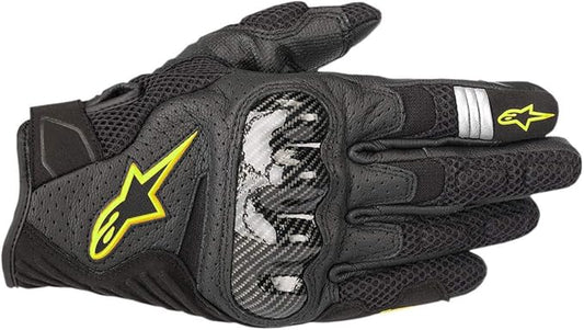 Alpinestars SMX 1 Air V2 Motorcycle Gloves Lightweight Ventilated Design Street Riding Comfort Enhanced Grip Protection