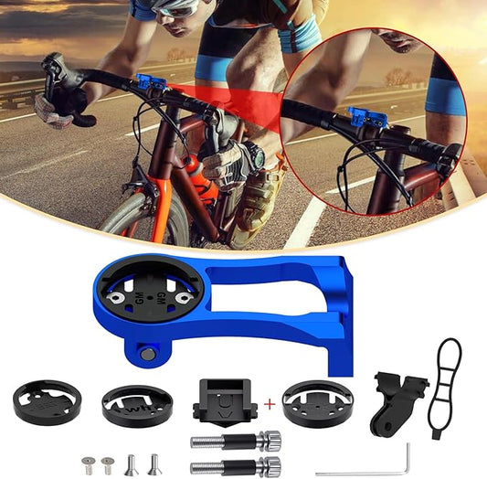 Cycling Computer Mount - Versatile Out Front GPS Mount for Wahoo, Garmin, Bryton, Cateye - Compatible with 1.26''/32mm Handlebars - Ideal for Mountain Bikes and More