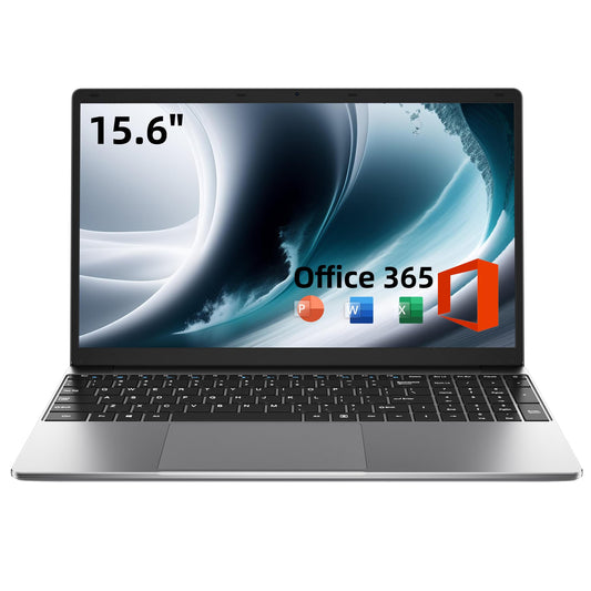 15.6 Inch Laptop with Office 365, 4GB RAM, 128GB Storage Expandable 1TB, 5205U Processor, HD Display, Windows 11 Laptops Computer, Wi-Fi 5, BT4.2, Numpad, Type-C, for Business and Students.