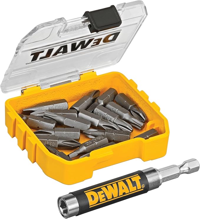 DEWALT 18 pc. Compact Magnetic Drive Guide Set, Yellow (DWAF2058CS)