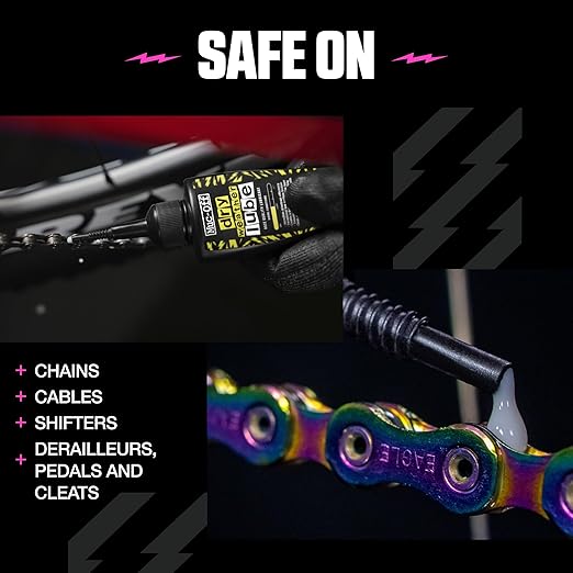 Muc-Off Dry Chain Lube, 50 Milliliters - Biodegradable Bike Chain Lubricant, Suitable for All Types of Bike - Formulated for Dry Weather Conditions