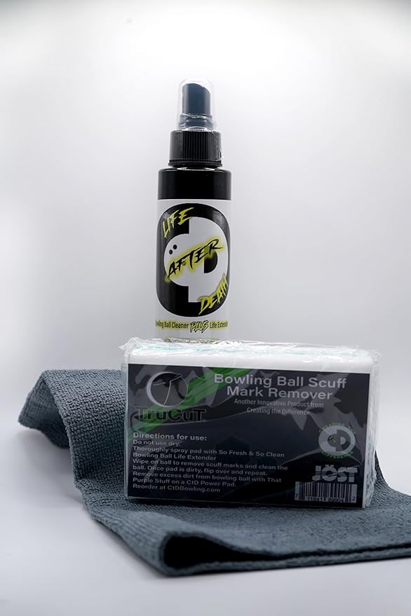 Creating the Difference Life After Death Bowling Ball Cleaner & Life Extender from Industrial Grade Strength Formula | Removes Dirt, Oil and Scuff Marks | USBC Approved