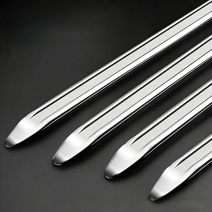 2 Pack 11.8 Inch Heavy Duty Tire Spoons Iron - Multi-Vehicle Tire Levers for Cars, Motorcycles, Bikes & Lawn Mowers