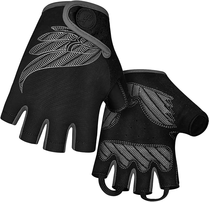 MOREOK Cycling Gloves Bike Gloves for Men/Women-[5MM Gel Pad] Half Finger Bicycle Biking Gloves for Cycling/Weight Lifting/Gym/Motorcycle/Rowing/Outdoor Sports