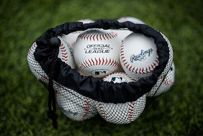 Rawlings | 公式リーグ レクリエーション用 練習用野球ボール | ユース | 12個入りバッグ | OLB3BAG12 | 12個入り