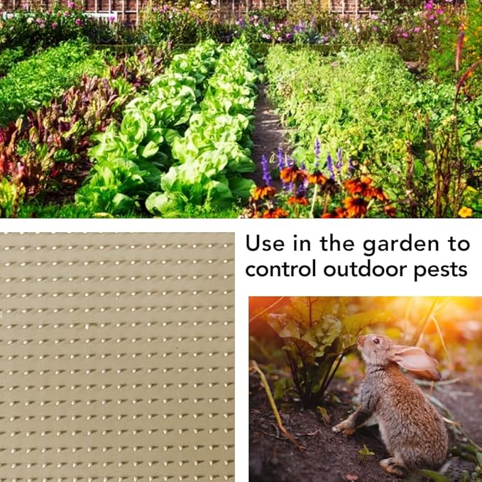 RESILIA Furniture Protector Pet Deterrent Tiles - Pet-Free Training Mat, for Cats, Dogs, Rabbits, Indoor and Outdoor Use, Beige Color, 21 Inches x 19 Inches, 4 Pack