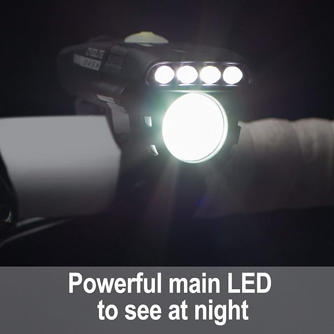 CYGOLITE Dash– 600 Pro, 520, 460 Lumen Bicycle Light Models– 5 Night & 3 Daytime Modes– Ultra Compact– IP64 Water Resistant– Sturdy Flexible Mount– USB Rechargeable– for Aero Road, Commuter Bicycles