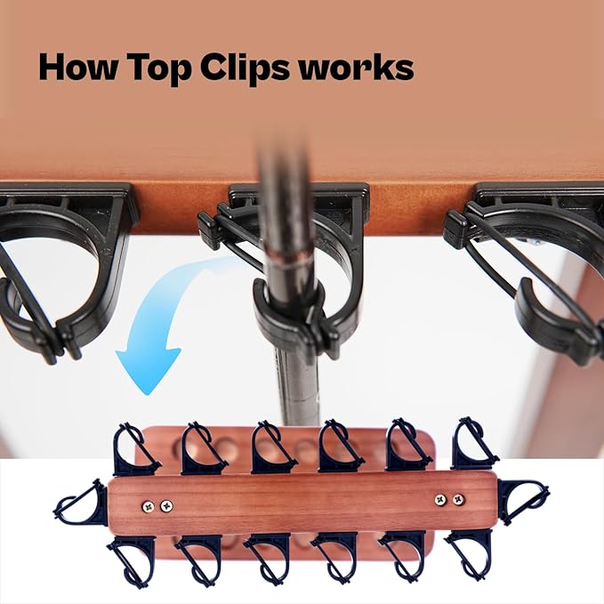 Fishing Rod Storage Racks, 100% Wood Floor Stand Fishing Pole Holders for Garage of 14 Rods or Combos