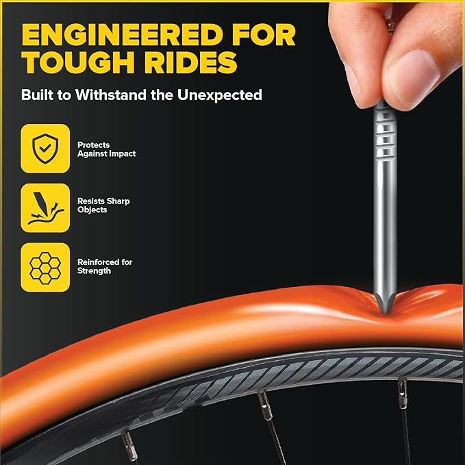 Ultraverse TPU Road Bike Inner Tube 700 x 18-32 with 45mm, 65mm, 85mm Presta Valves Ultra Lightweight Tubes for Road and Gravel Bicycles - 2 Pack with Repair Patch Kit