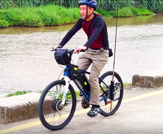 自転車用釣り竿ホルダー、自転車用釣り竿ラック、キャリア、自転車に簡単に取り付け可能、自転車フィッシング用