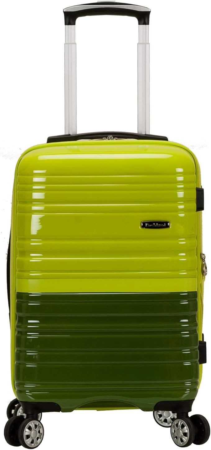 Rockland Melbourne ハードサイド 拡張可能 スピナーホイール荷物、ツートーングリーン、2点セット（20/28） (F225-2TONEGREEN)