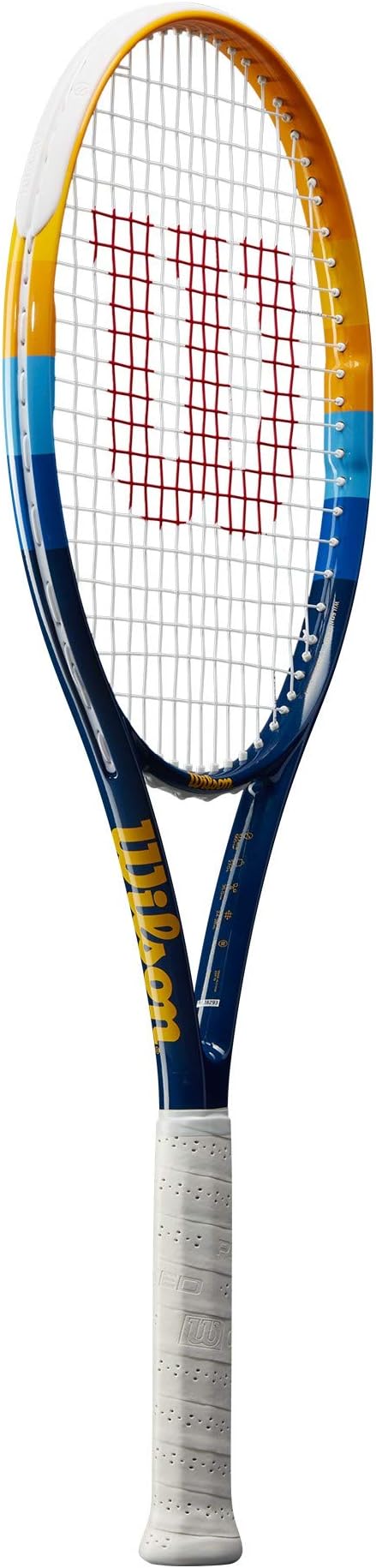 Wilson プロフィール 大人用レクリエーションテニスラケット - ブルー/オレンジ