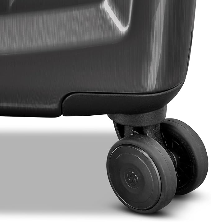 Samsonite Winfield 2 ハードサイド 拡張可能 スピナーホイール付きスーツケース、チャコール、預け入れ用大型28インチ