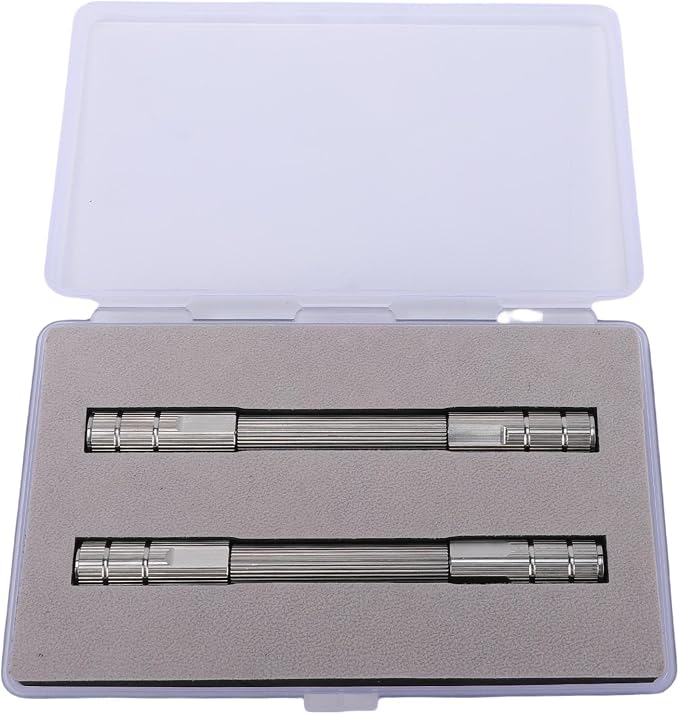 MAVIS LAVEN Pin Vise, Stainless Steel Double Ended Hand Drill for Jewelry Making and Watch Repair, 12cm Length, Versatile Tool for Fine Tasks
