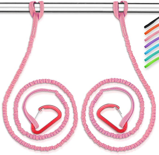 OCEANBROAD Kayak Paddle Leash Stretchable Strap Lanyard Rope for SUP Kayaking Boating Canoeing Fishing Pole Rod 4-7 Feet