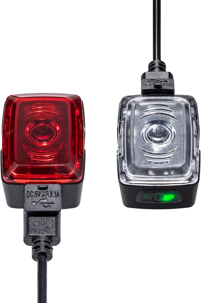 Schwinn Bicycle Light Set, Easy to Attach Headlight and Taillight with Steady and Flash Modes, Tool-Free Install, for City and Road Riding