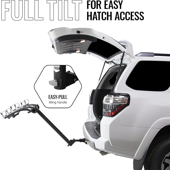 Saris Bones 3-Bike Hitch Rack Bicycle Carrier, with Easy Fold Design and Tilting Base