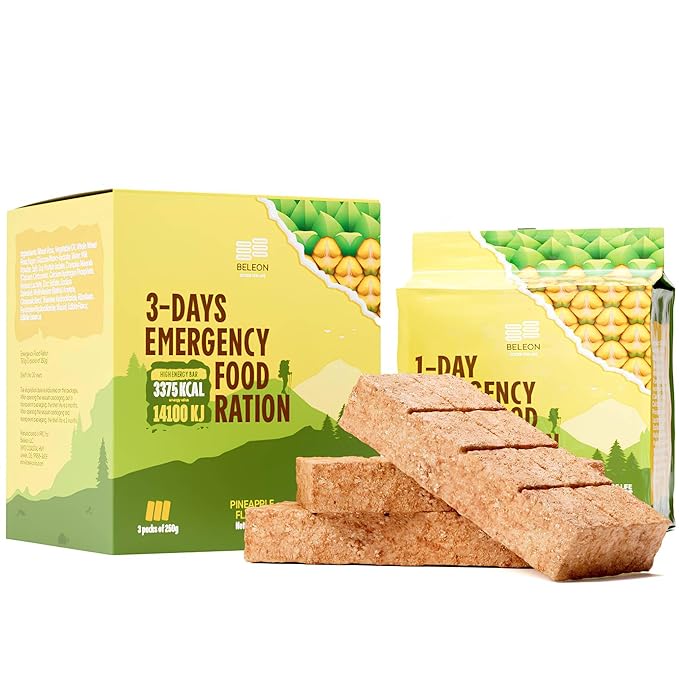 Emergency Food Supply - Pineapple Survival Ration - 20 Years Shelf Life - 3 Days
