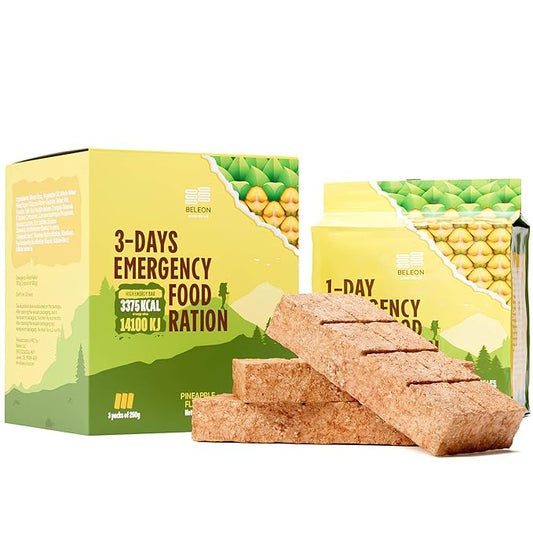 Emergency Food Supply - Pineapple Survival Ration - 20 Years Shelf Life - 3 Days