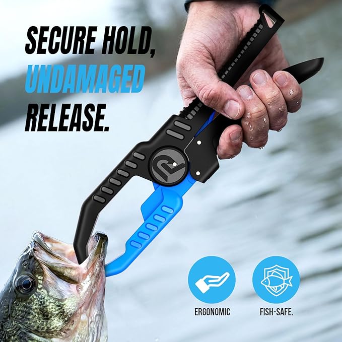 PLUSINNO 釣り道具 釣りツール 7点 釣りアクセサリー 耐腐食性 釣りプライヤーキット 釣りナイフ フローティングフィッシュリップグリッパー 男性向け釣りギフト 釣り人向けギフト