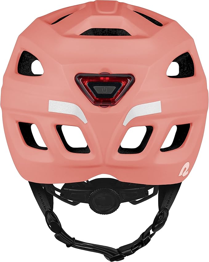 Retrospec Lennon Adult Bike Helmet with LED Safety Light Adjustable Dial & Removable Visor - Adjustable Bicycle Cycling Helmet for Men & Women