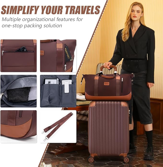 Luggage Sets 5 Piece Suitcases with Wheels, Suitcase Set ABS Hard Case Luggage with TSA Lock Spinner Wheels Durable Travel Luggage