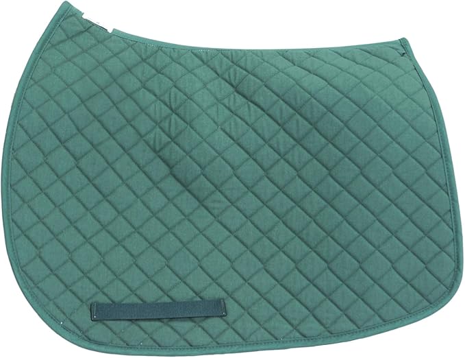 TuffRider Basic All Purpose Horse Riding Saddle Pad | Wither Relief Brushed Underside for Training and Competition