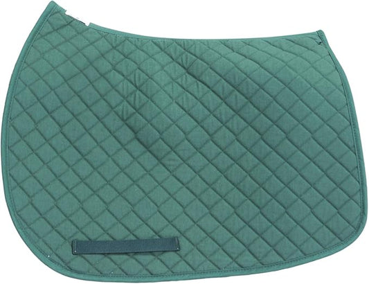TuffRider Basic All Purpose Horse Riding Saddle Pad | Wither Relief Brushed Underside for Training and Competition