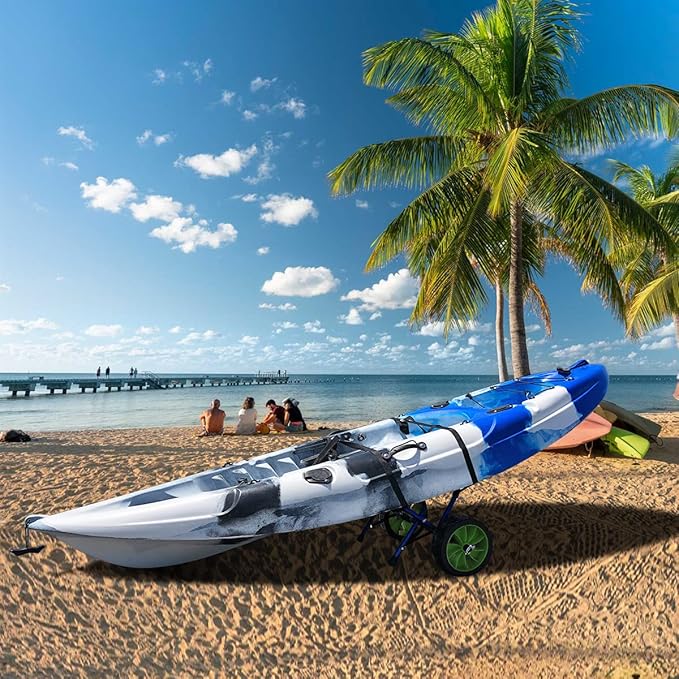 Newcod Kayak Cart, Kayak Dolly Cart for Carrying Kayak Canoe SUP Paddle Board