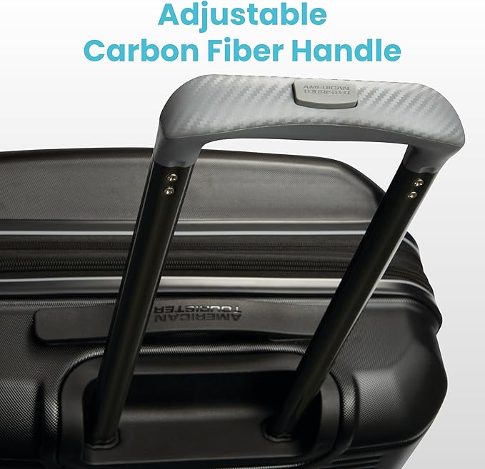 American Tourister Stratum 2.0 Expandable Hardside Luggage with Spinner Wheels, Soft Coral, Carry-on