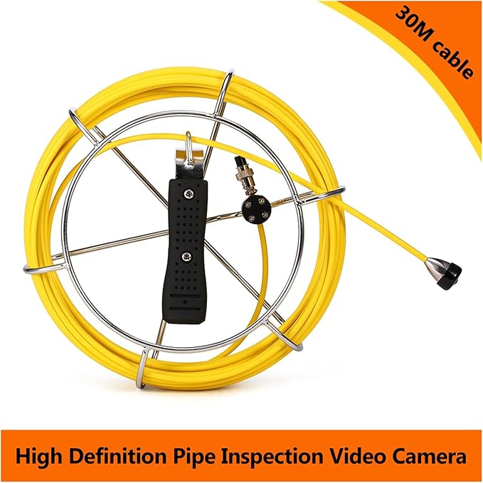 ZEFS--ESD Fish Finder 20M / 30M / 50M Fish Finder Cable Replacement Cable for Pipe Inspection Camera Waterproof Underwater